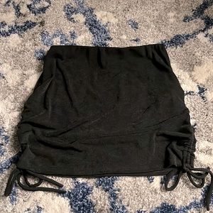 Small black mini skirt
